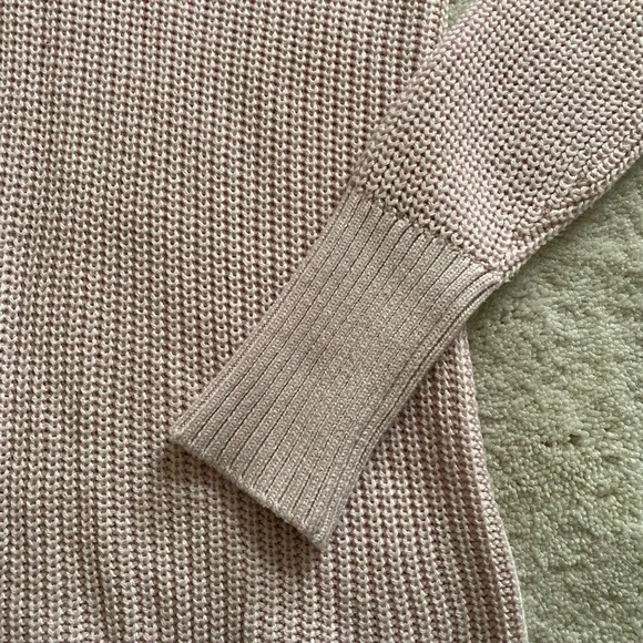 Garage Pink V-Neck Sweater - Picture 3 of 4